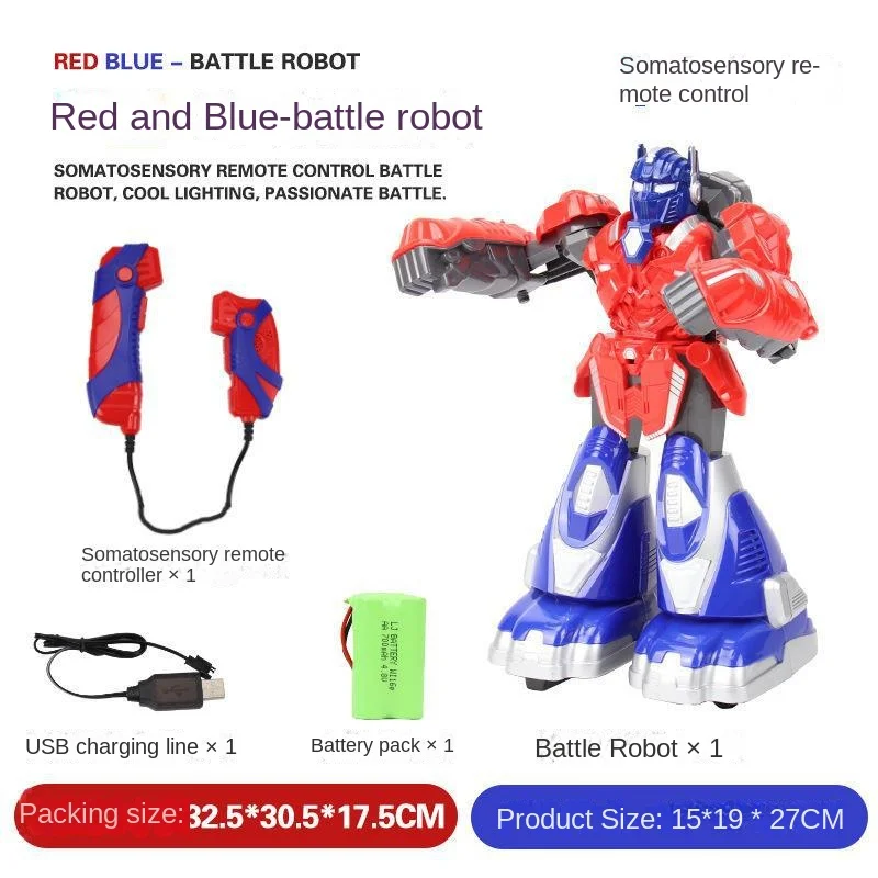 Parent-child Interactive Fighting Remote Control  Robot Fighting Duo Boys Toys Boxing  Robots Gifts