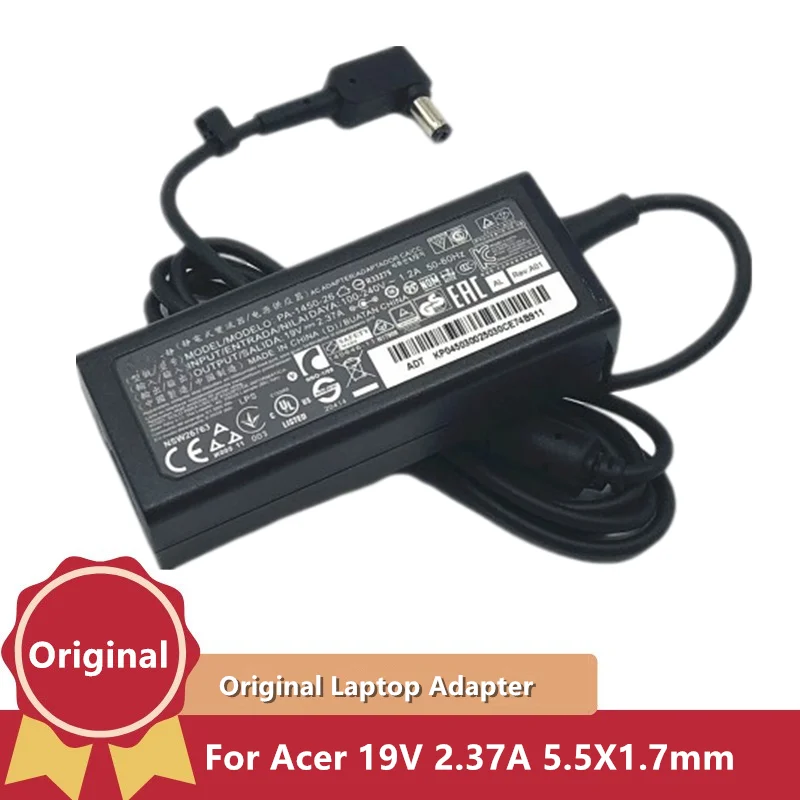 

19V 2.37A 45W 5.5*1.7mm AC Adapter Charger for Acer ES1-432 ES1-531 V3-371 V3-331 V3-371 V3-371-52GP13 V3-372 V3-371-52GP13