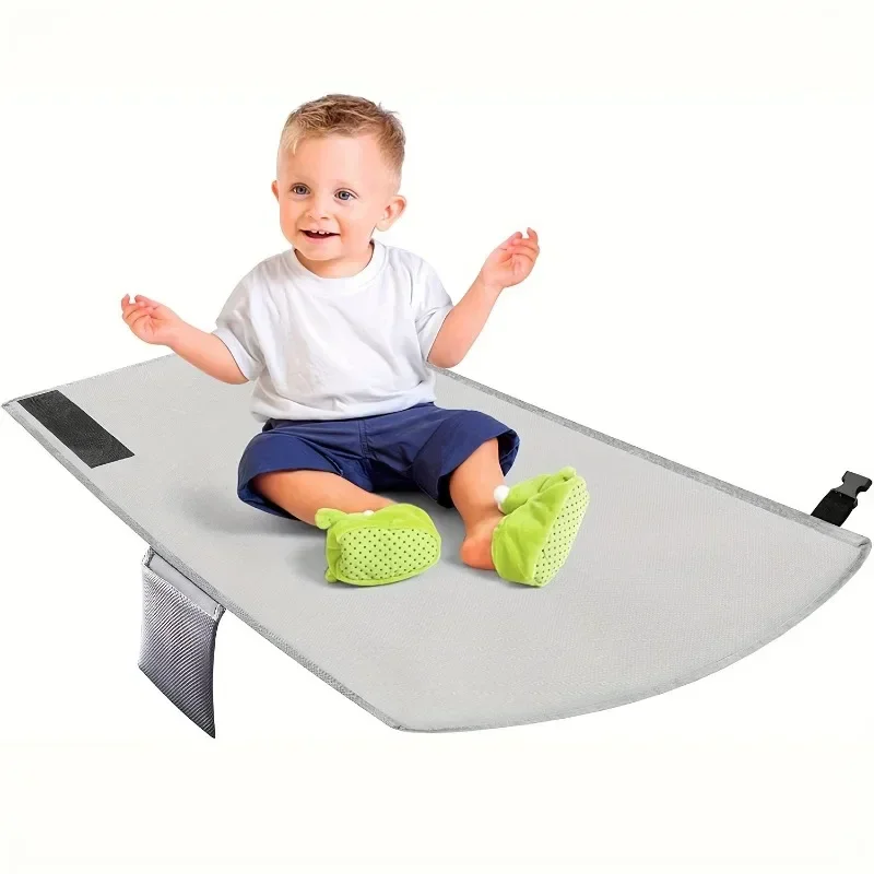 Zz,Kids Travel Airplane Bed Baby Pedals Bed Portable Travel Foot Rest Hammock Kids Bed Airplane Seat Extender Leg Rest For Kids — zdjęcie 6