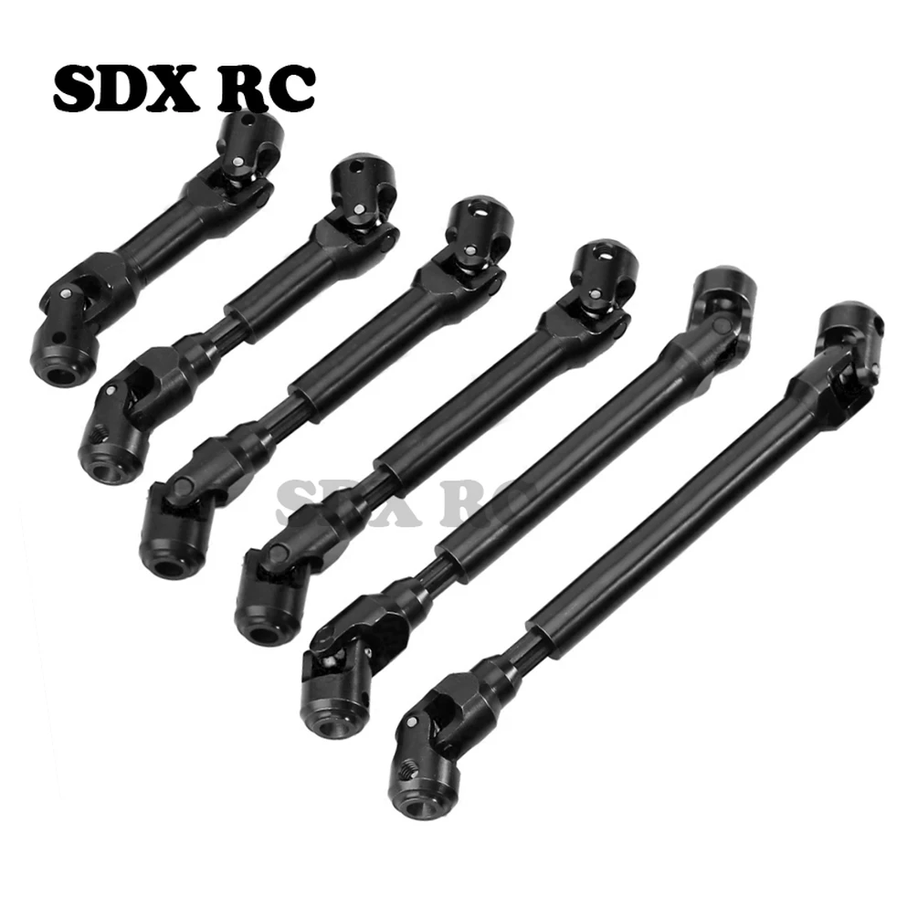 

Steel Heavy Duty Drive Shaft Driveshaft for 1/10 RC Crawler Car Axial SCX10 Capra Wraith TRX4 TRX6 Redcat GEN8 TF2 D90