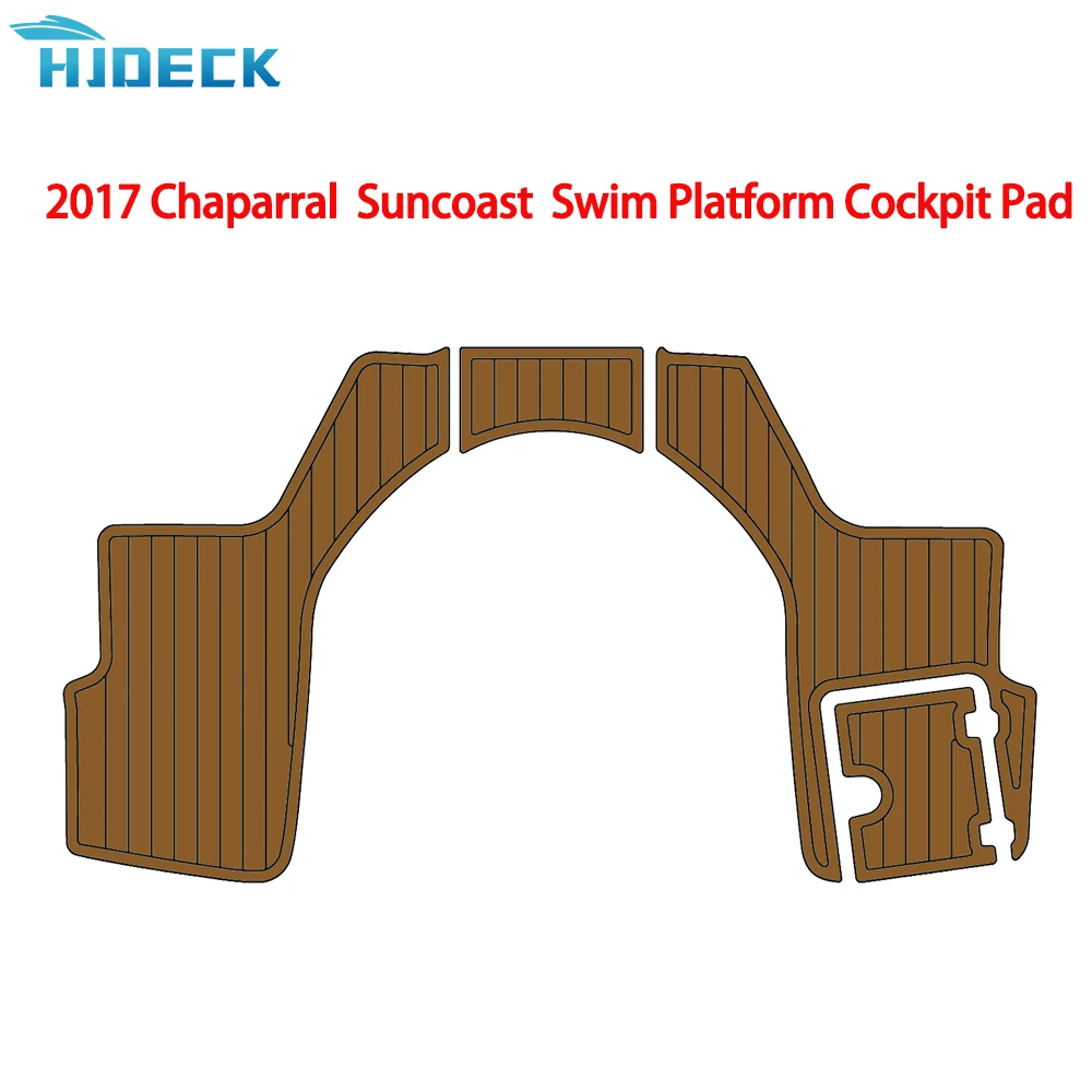 

2017 Chaparral Suncoast Traction Mat Foot Pad Self Adhesive Sport Cockpit Swimming platform Cockpit Pad Customizable