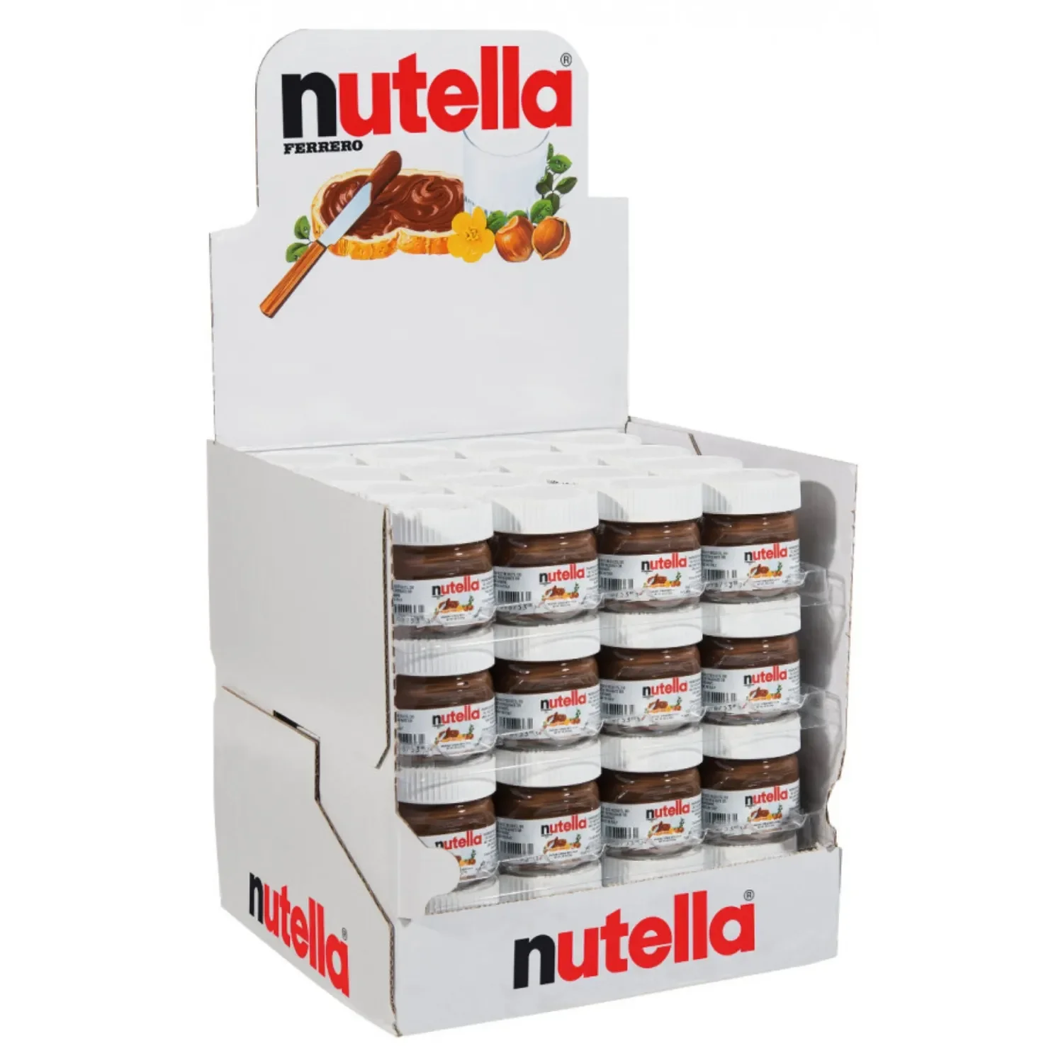 Nutella Mini jar 25g special Candy Bar date 02/2025 cream of hazelnut and cocoa Original Ideal for communion, wedding, birthday and personalized gifts