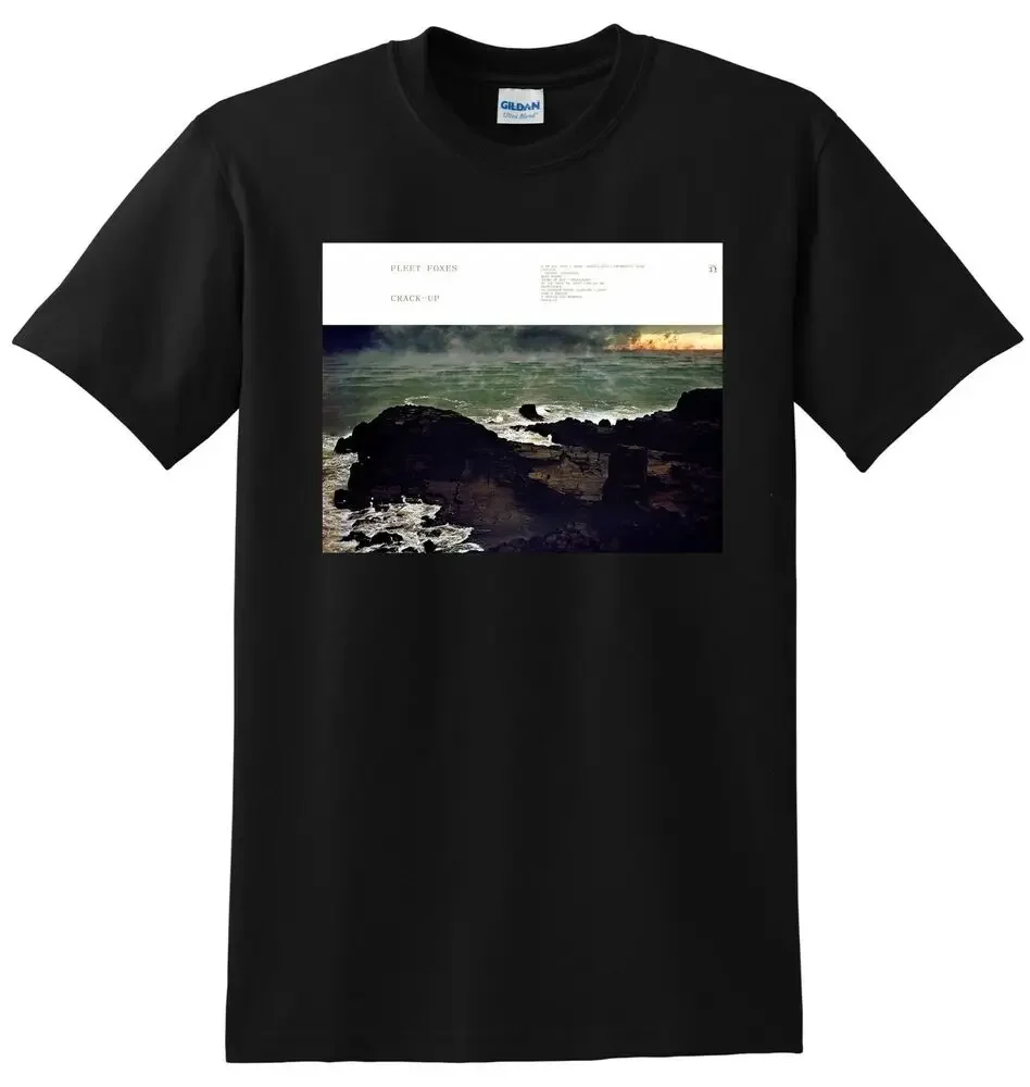 FLEET FOXES T SHIRT crack up vinyl cd cover SMALL MEDIUM LARGE XL