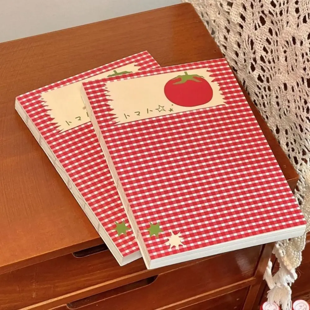 Dicke Notizblöcke mit 78-96 Seiten, unliniertes Notizbuch, schönes Tomaten-Notizbuch zum Schreiben, Zeichnen, Skizzieren, Journaling, Mindmapen