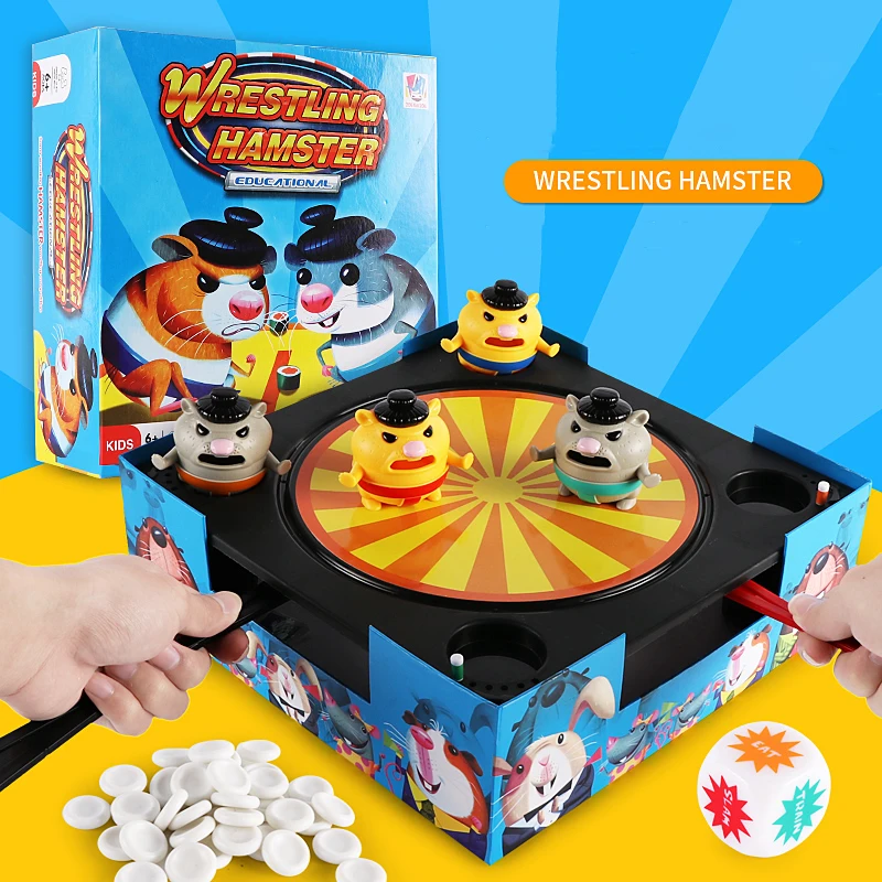 Wrestling Battle Board Game Interactive Toys Children's Board Game Desktop Toys Mini Fighting Finger Shooting Toys Puzzle Games