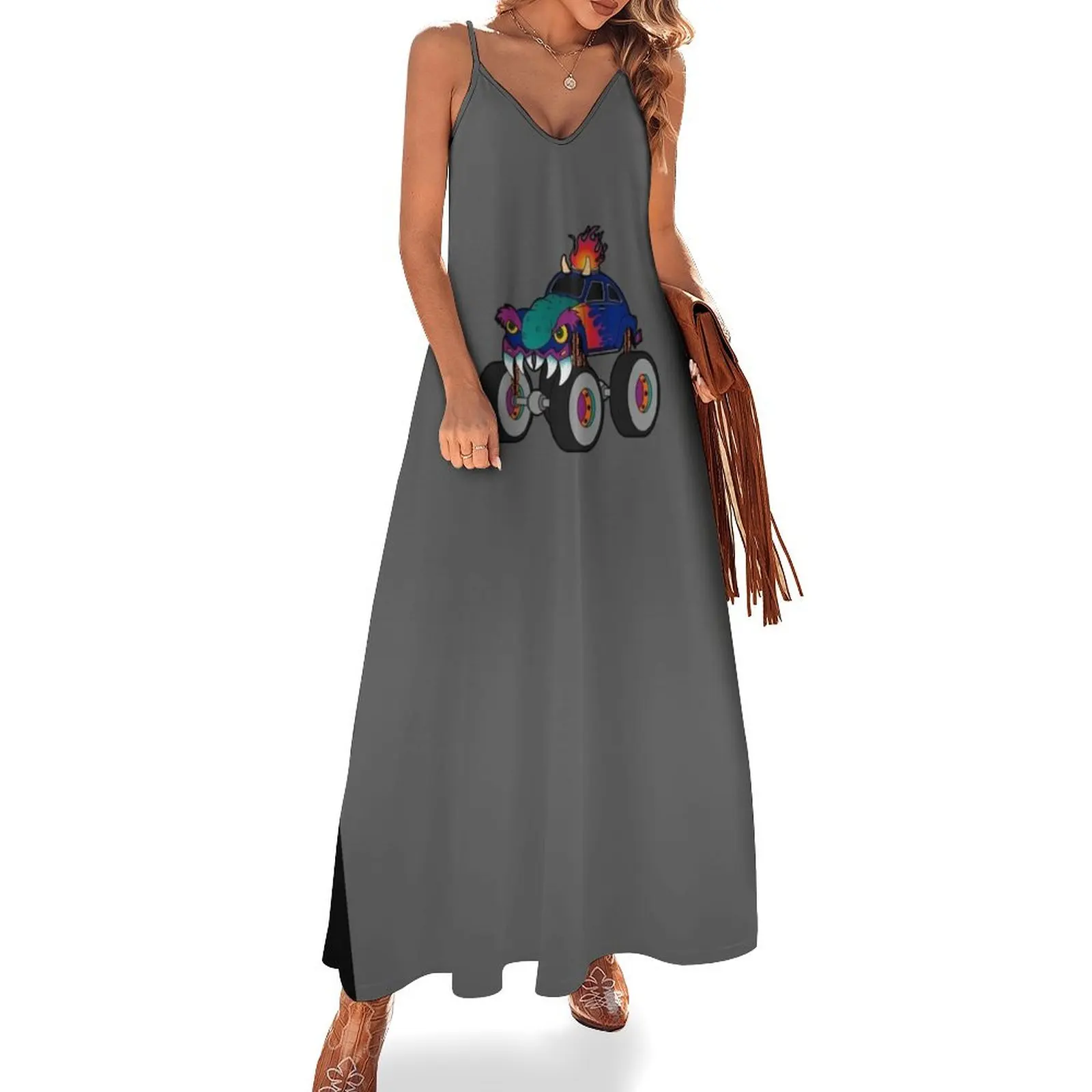 

My Pet Monster Truck Sleeveless Dress luxury woman evening dress dress for women 2025