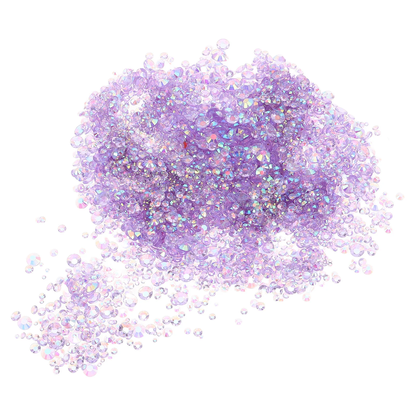 ชุด 1 ชุด คริสตัลเรซิ่นแบบแบน ขนาด 2/3/4/5/6 มม. สำหรับตกแต่งเล็บ งาน DIY ประดับเล็บ งานศิลปะตกแต่งสมุดภาพ และงานประดิษฐ์ต่างๆ