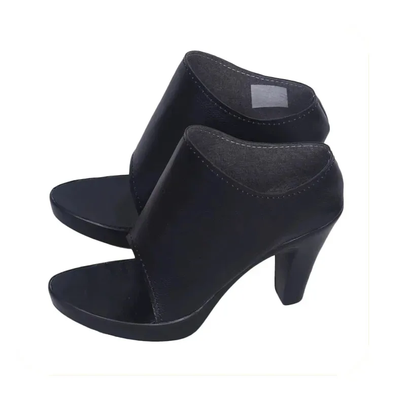 

2025 aaa Anime YoRHa Tsuki A2 Cosplay Girls Black Shoes For Halloween Custom Made