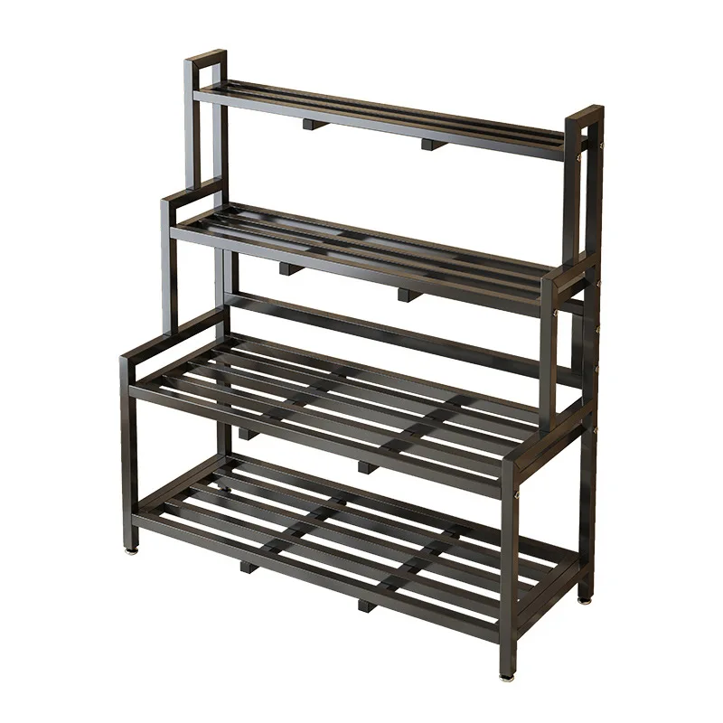 フラワーシェルフバルコニーモダンな屋内ホーム床から天井までのリビングルームシンプルな錬鉄製植木鉢ラック多層