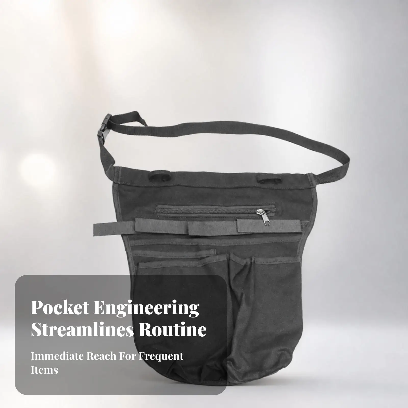 Balloon Tool Apron Handsunrestricted Utility Apron Belt Balloon Organizer Portable Multi-Pocket Waist Bag Multifunctional