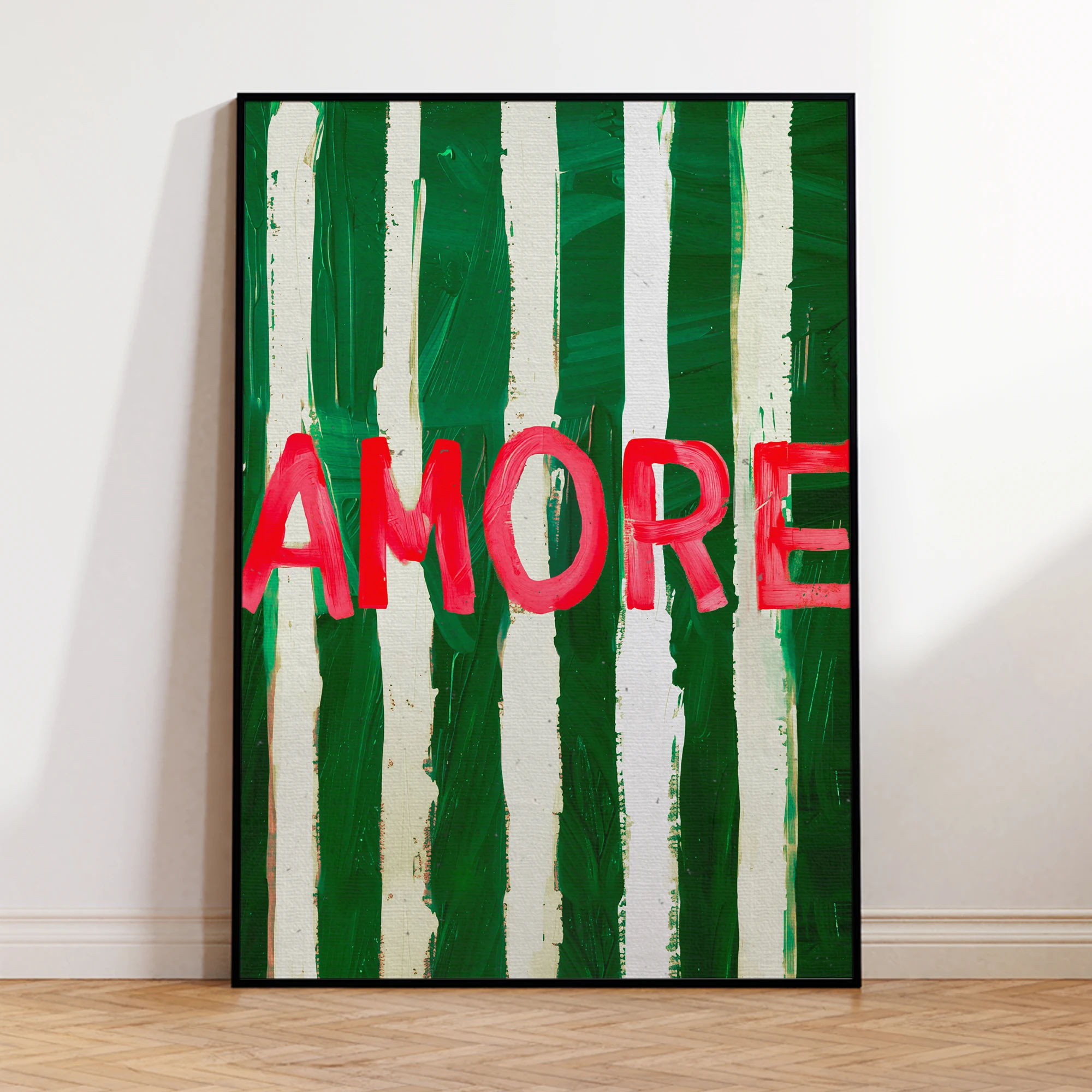 Amore Vintag Modern Greenn Wall Art Prints Canvas Painting Poster Picture For Living Bedroom Play Room Home Decor