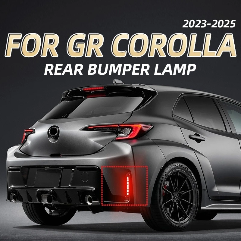 

Led Rear Bumper Light For Toyota VOXY Prius GR Corolla Yaris CROSS DRL Brake Light Start Scan Dynamic Turn Signal Warning Lamp