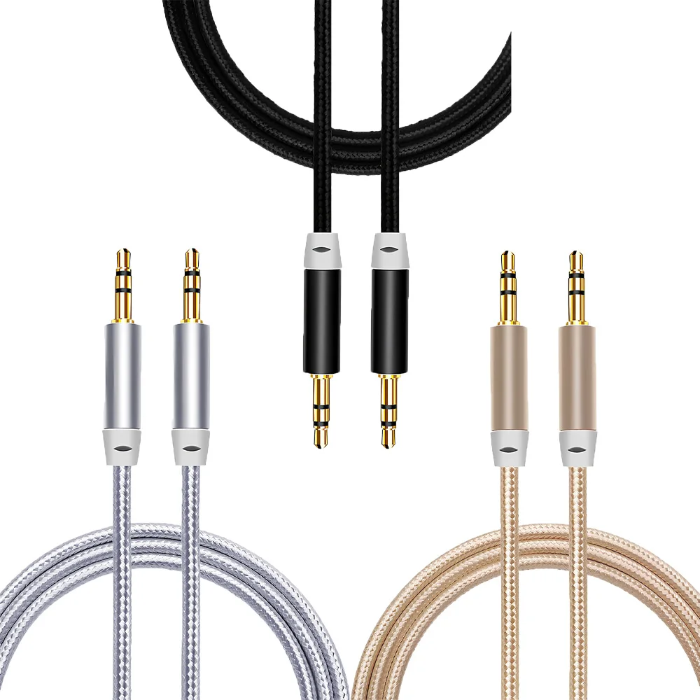 3.5mm Aux Cable For Phone Computer Headphone Headset Car Music HIFI Stereo Sound Audio Connector 1m/1.5m/2m Long Jack Extension