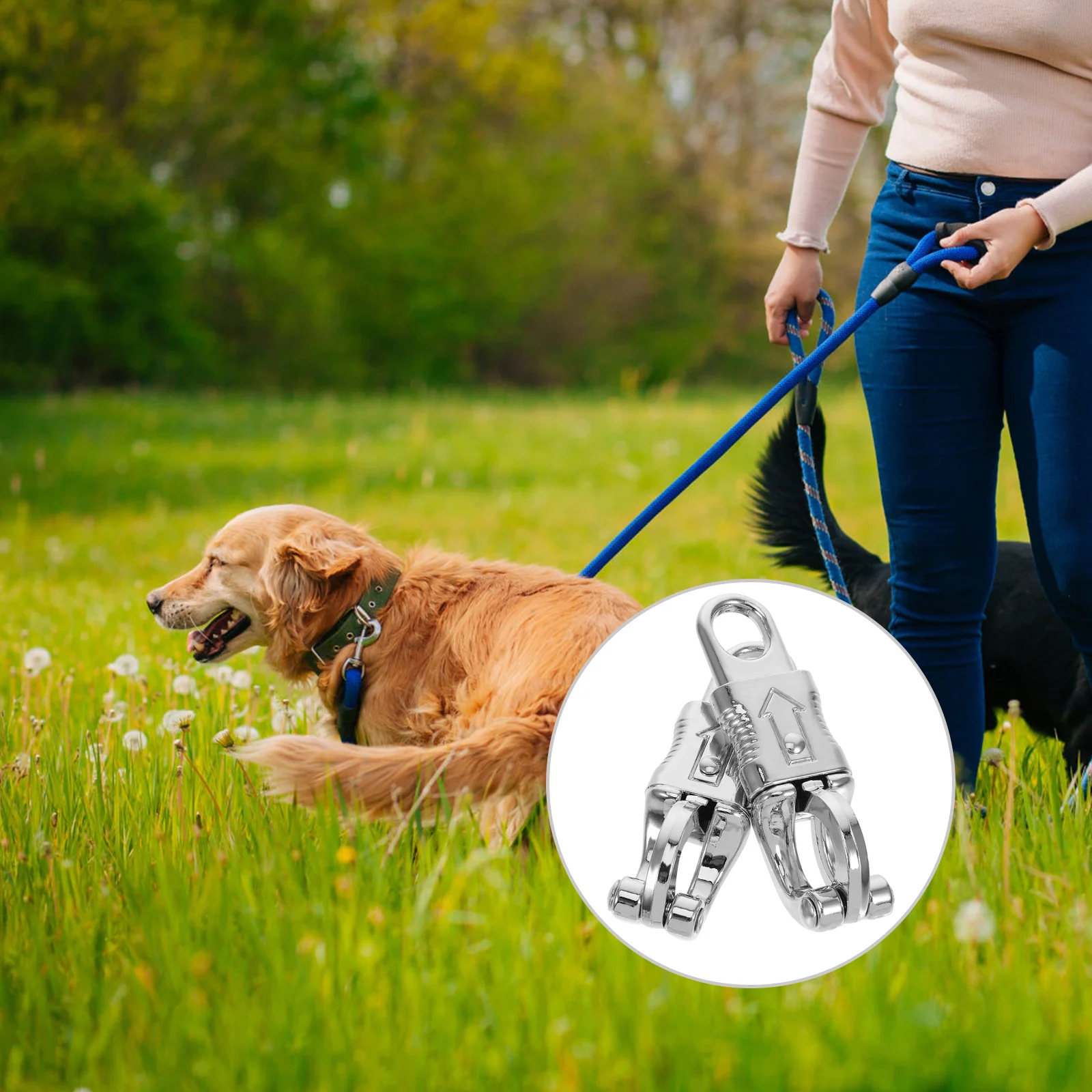 

2pcs Dog Leash Buckle Zinc Alloy Snap Hooks Quick Release For Pet Collar Luggage Traction Hardware Durable Metal Clasps Backpack