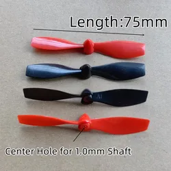 4pcs/lot 75mm 7.5cm 1mm 2mm CW CCW Main Blades Props Propellers Fan Wing For 720 816 8520 Coreless Motor DIY Drone Quadcopter