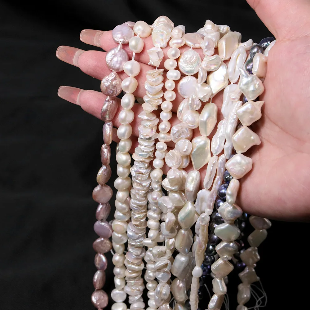 High Quality Natural Freshwater Baroque Irregular Shape Pearl Loose Beads For Jewelry Making DIY Necklace Bracelet