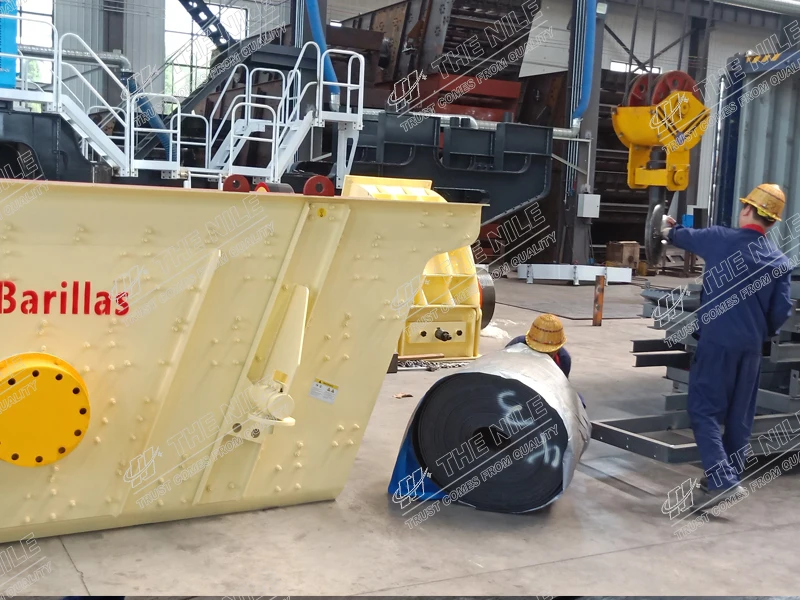 Rock Stone Gold Copper Hot Sale Circular Motion Inclined Aggregate Vibrating Screen