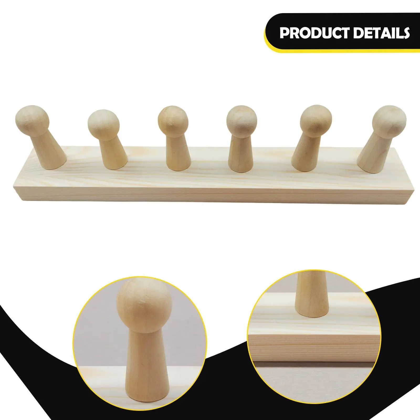 Weaving Loom Wooden Chunky Knit Board User Friendly Frame for Blankets Scarves and Creative DIY Projects