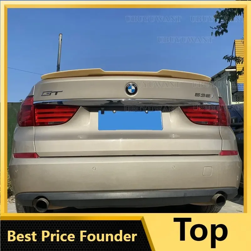 

Спойлер для BMW 5 серии GT F07 2010-2017, аксессуар для оформления яркого черного цвета из углеродного волокна