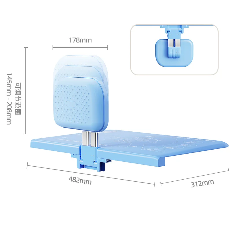 Eary Sitting Posture Corrector for Kids Height Adjustable Neck Relief Trainer Student Desktop Reading Tools Prevent Myopia Table