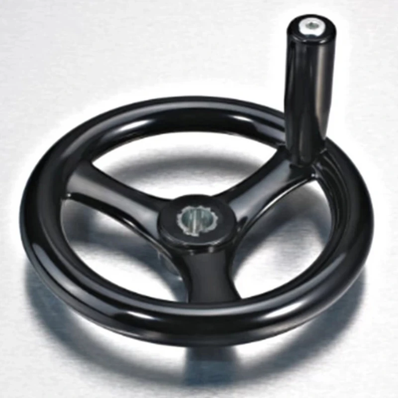 Round rim handwheel, bakelite three-frame handwheel, corrugated handwheel, handle 100 125 160 200 250 320