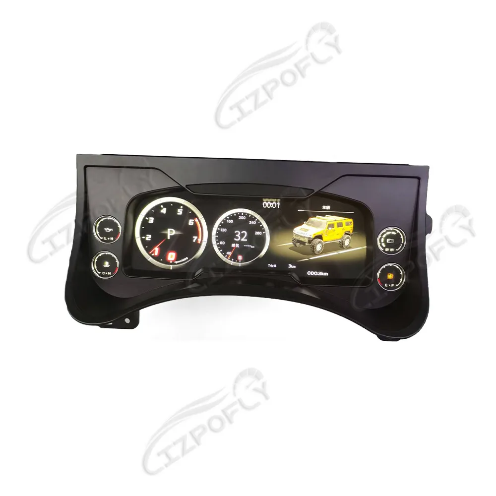 

12,3-дюймовый ЖК-спидометр для Cadillac Escalade 2003-2006, автомобильная приборная панель, цифровой кластер, виртуальная панель кабины, GPS, приборная панель