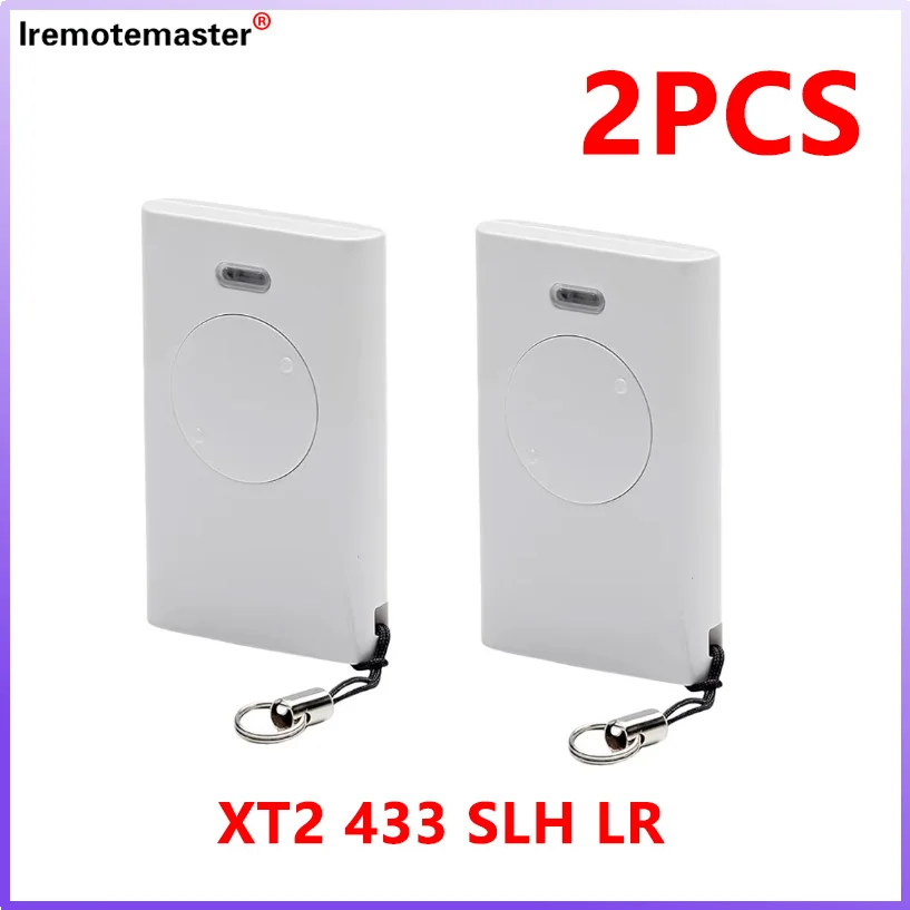 2PCS XT2 XT4 433MHz SLH LR Gate Remote XT2 XT4 Compatible with 433Mhz Frequency XT2/XT4 SLH, XT2/XT4 SLH LR Garage Remote