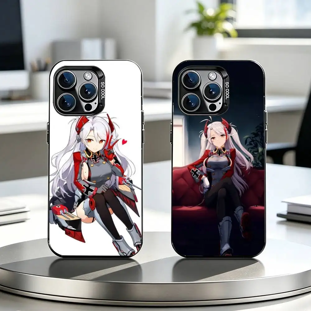 Azur Lane   Phone Case For iPhone 17,16,15,14,13,12,11 Plus,Pro Max,XS,Colorful Silver Black Cover