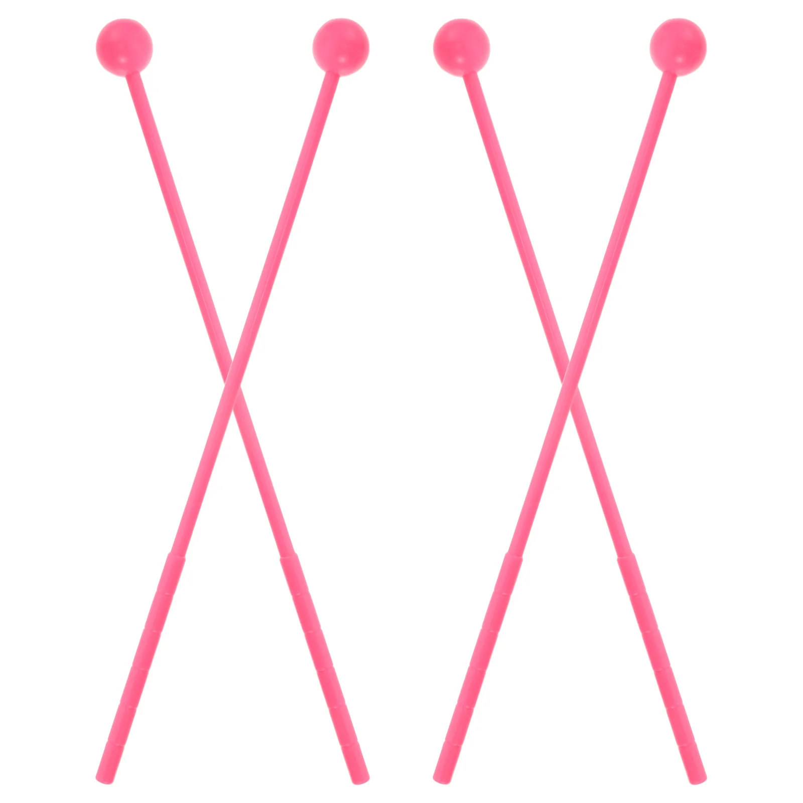 

2Pairs Xylophone Mallets Medium Plastic Handle Percussion Sticks for Interactive Learning Family Activities Kids