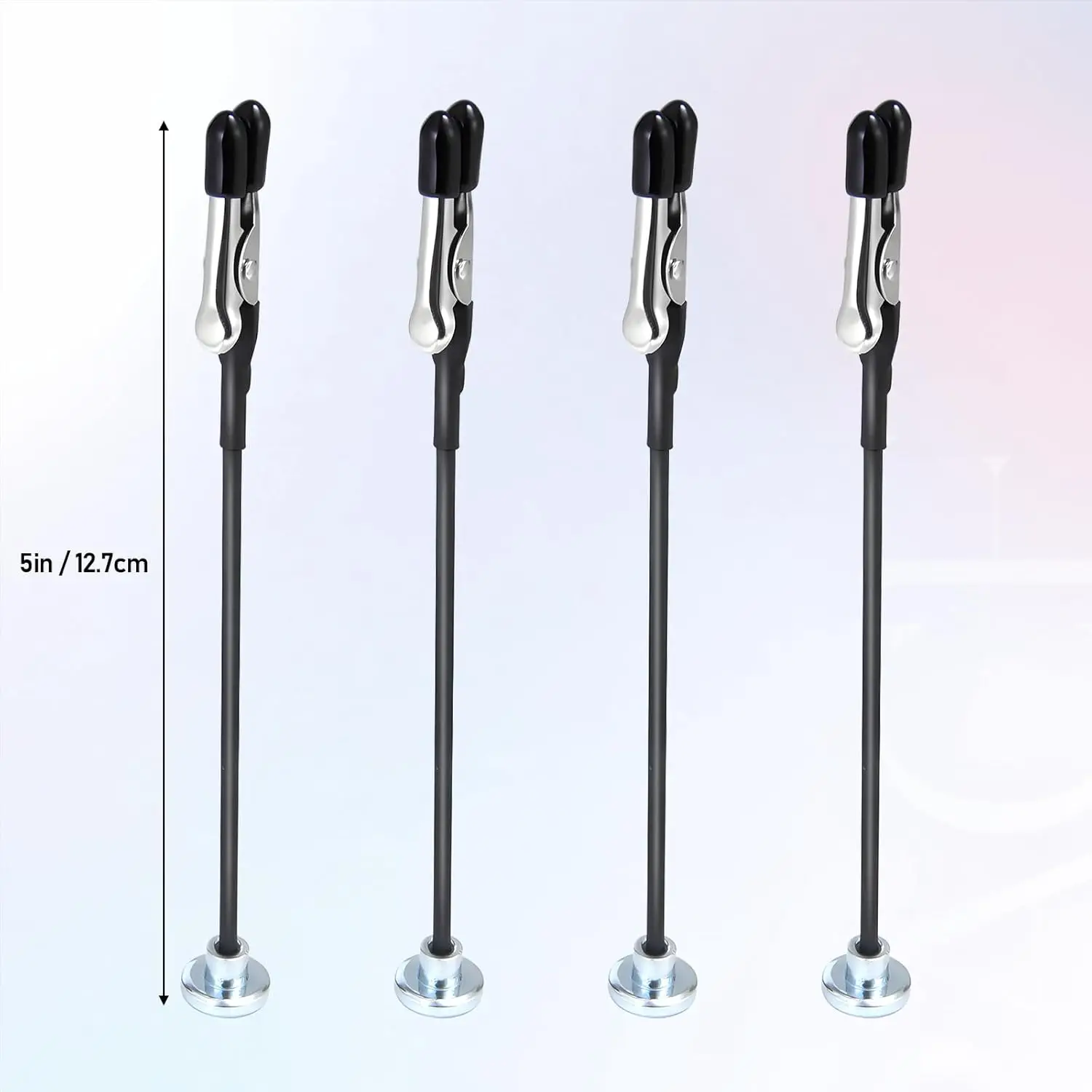 Model Painting Stand Base Holder 12PCS Alligator Clip Sticks Magnetic Bendable for Airbrush Spray Hobby DIY Model Crafting view 6