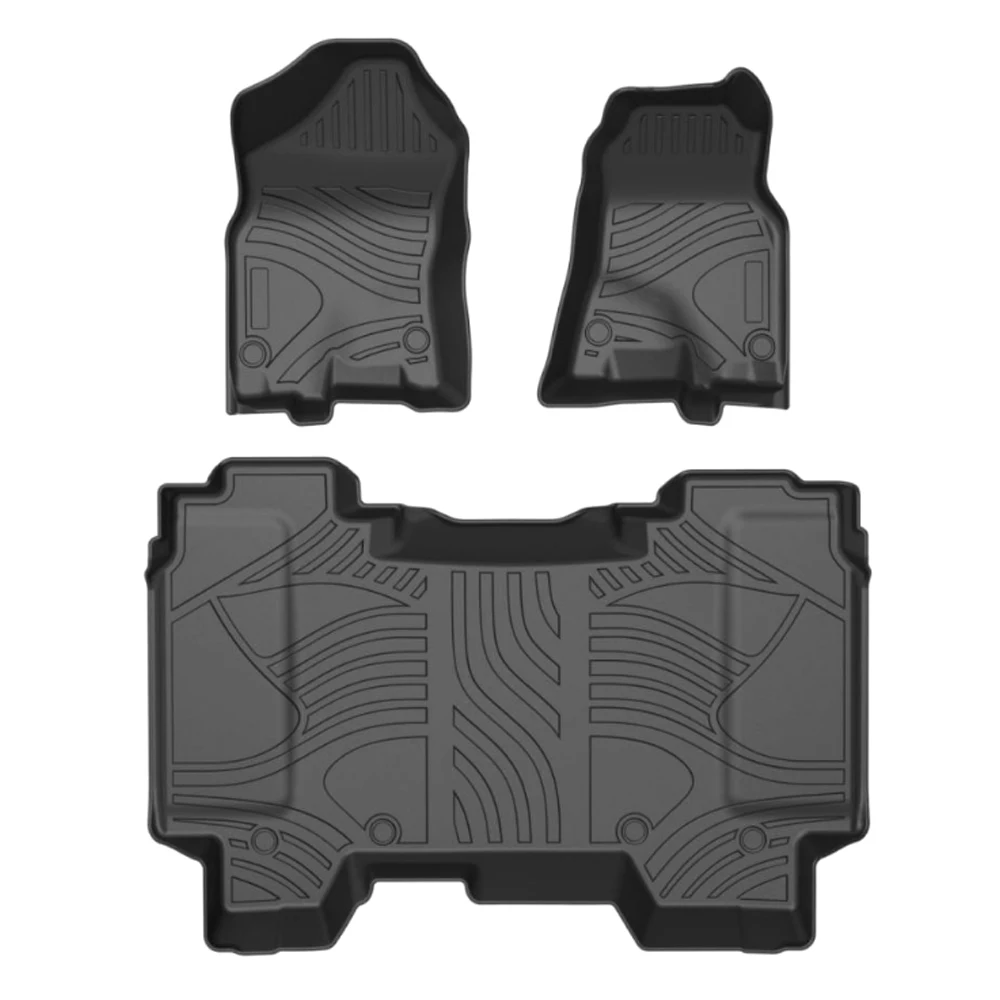 For Dodge Ram 1500 2019-2020 Car Mat Floor Carpets Durable Waterproof TPE Interior Car Accessories For RAM-1500 Rebel 2021 Model