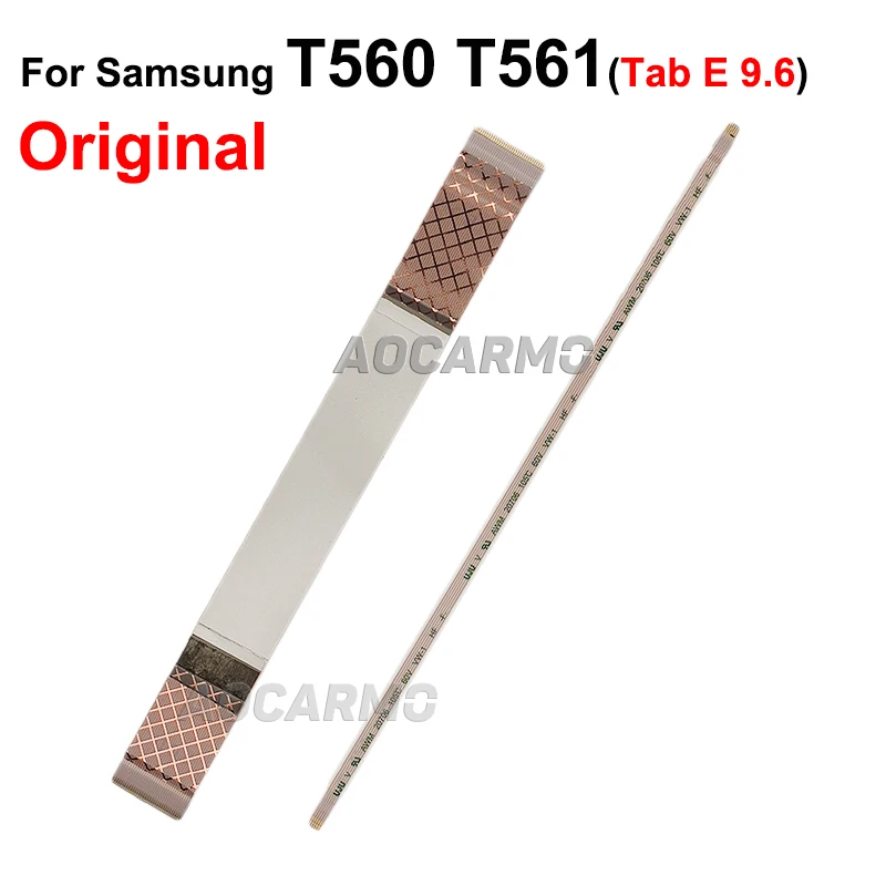 Aocarmo For Samsung Galaxy Tab E 9.6 SM-T560 T561 LCD Screen Flex Cable Ribbon Screen Connector Mainboard Flex Cable Repair Part
