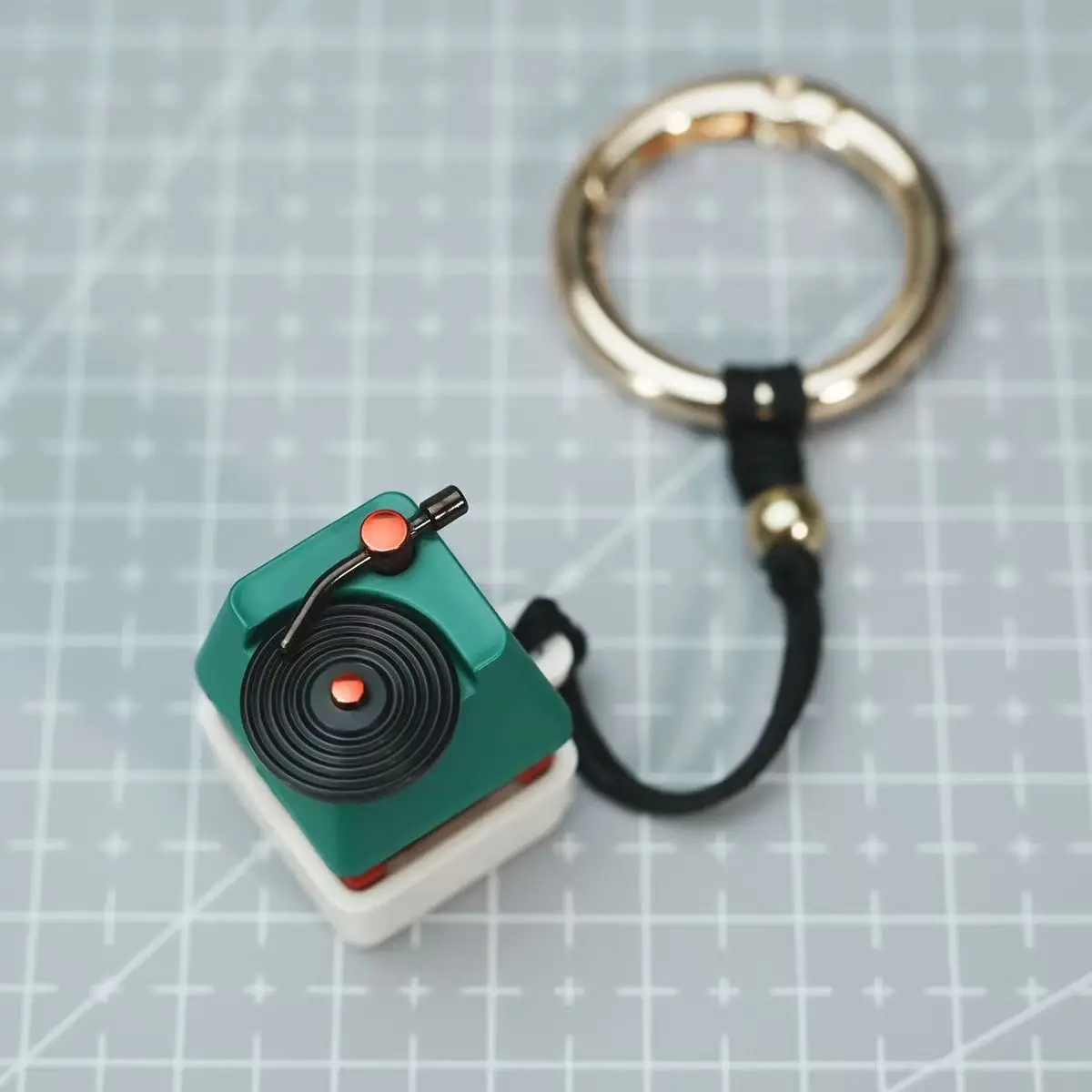 

Personalized Vinyl Records Keycaps DIY for Cross Axis Mechanical Keyboard Artisan Keycap Retro ESC Creative Decorative Keycaps