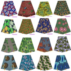 6 Yards/lot African Fabric for Women Polyester Print Fabrics DIY Sewing Cloth FP6517