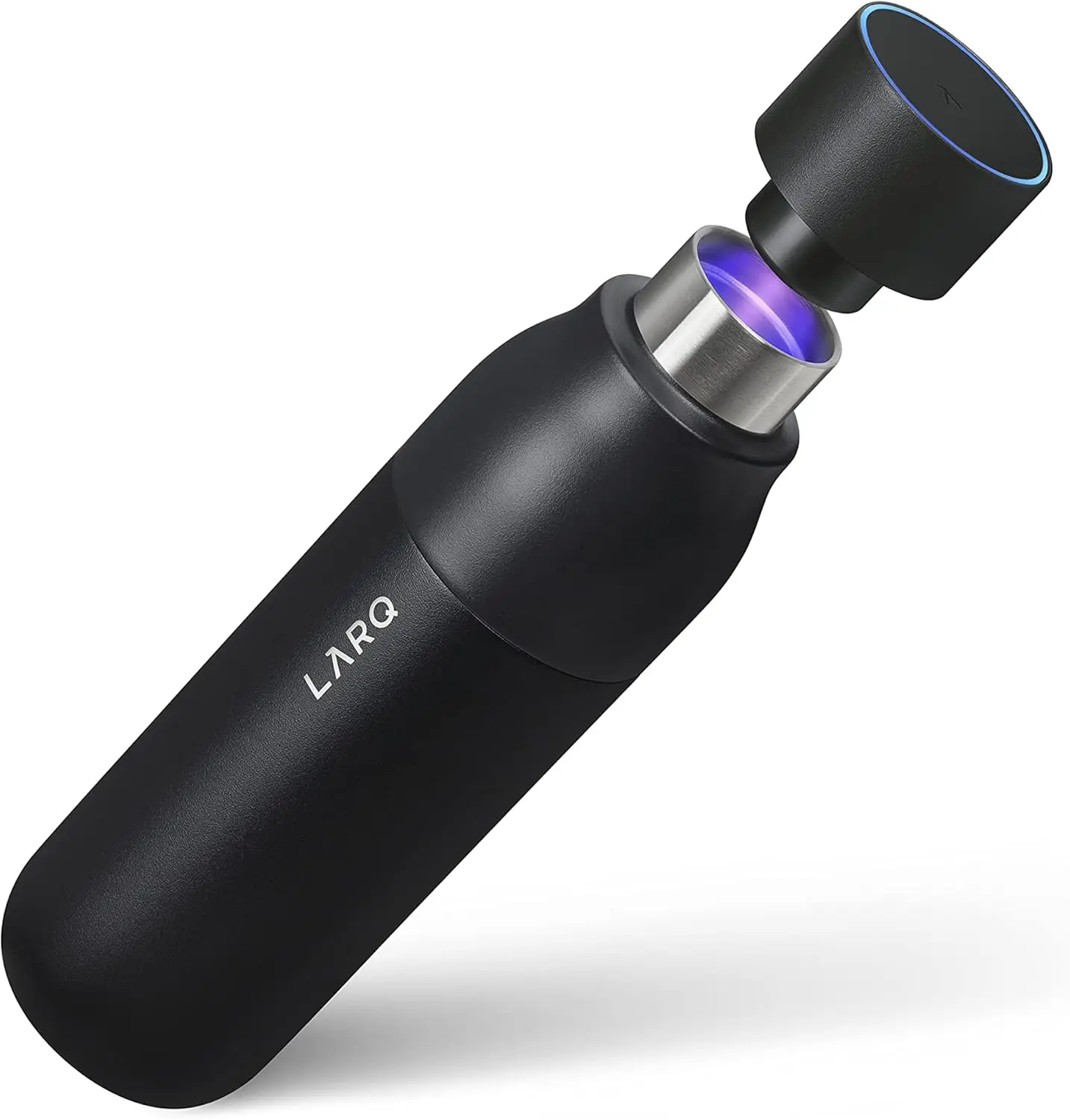 

Cleaning and Insulated Stainless Steel Water Bottle with UV Water Purifier and Award-winning