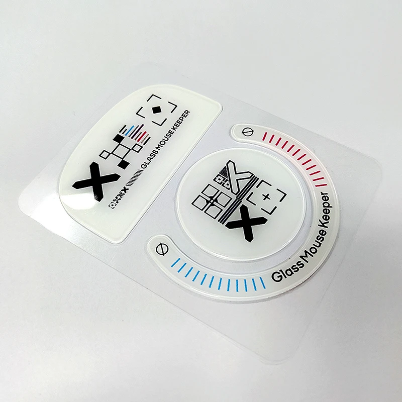 Glass Mouse Skates Glide Feet Pads Mouse Feet Sticker for  GPW GPW2 G-pro Wireless Gaming Mouse Rounded Curved Edges