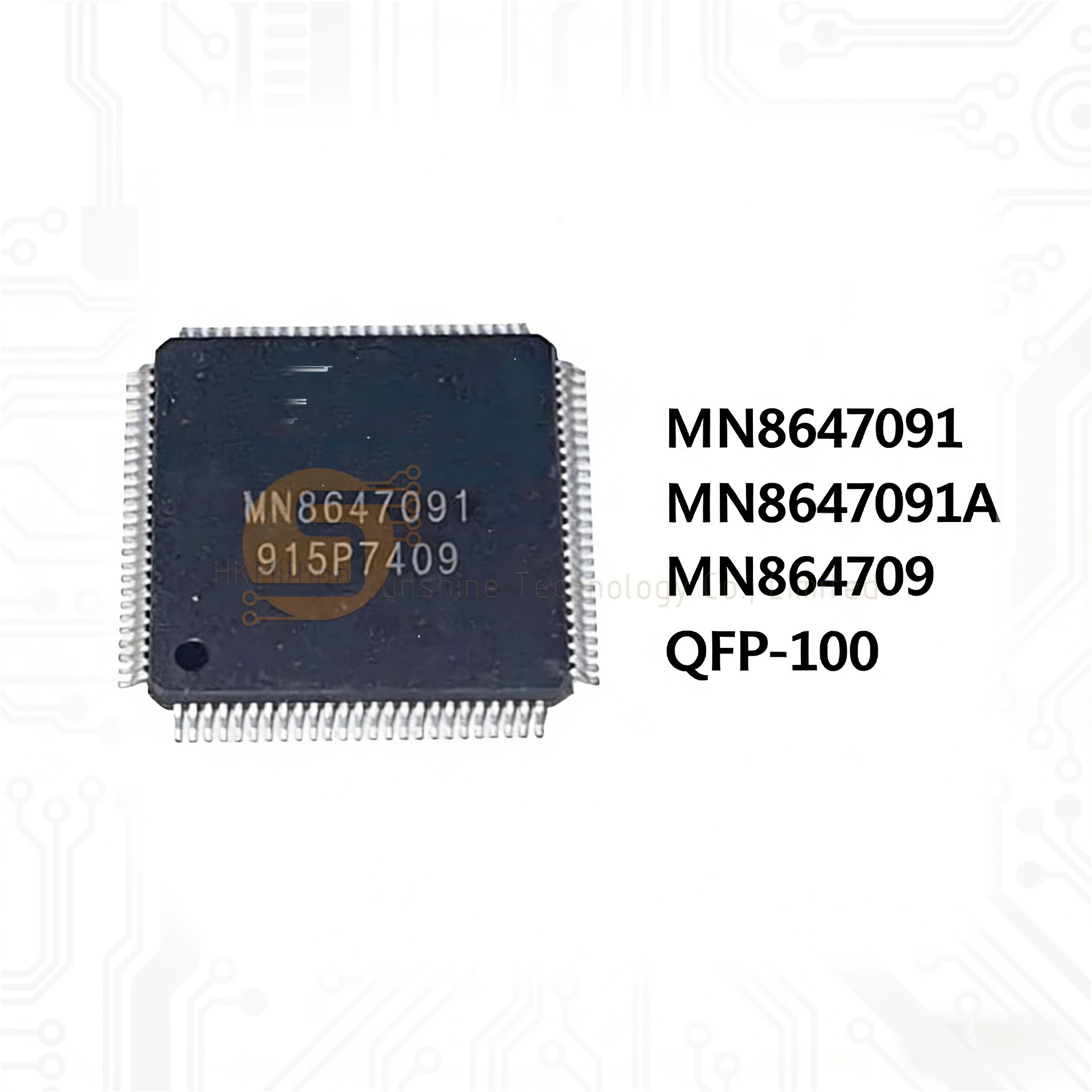 

1PC MN8647091 MN864709I MN8647091A QFP-100 LCD HD Display IC NEW