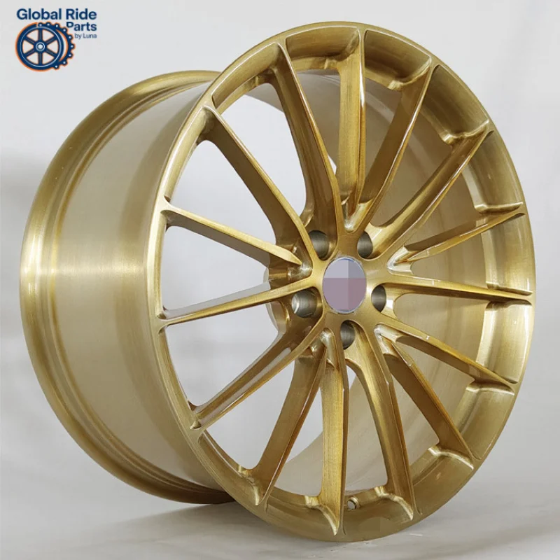

Подходит для колес Audi RS 3, кованые автомобильные диски из матового золота 112x5 R18