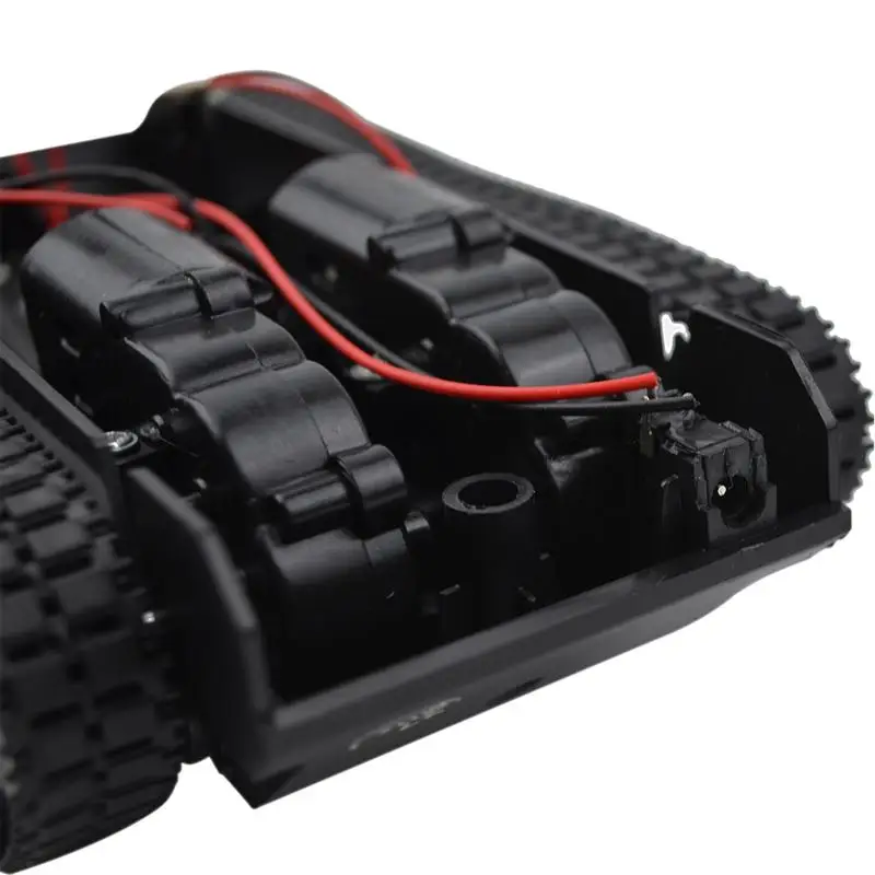 3V-7V Rc Tank Smart Robot Tank Car Chassis Kit Rubber Track Crawler For Arduino SCM 130 Motor Diys Robot Toys For Children