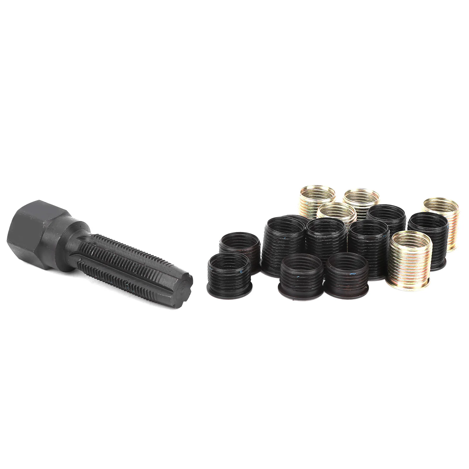 ZK30 M14x1.25 Spark Plug Thread Repair Tool Screw Tap Portable Carbon Steel Rethread Kit