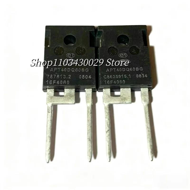 10Pcs New Original APT40DQ60BG 40DQ60BG TO-247-2 40A 600V Fast Recovery Diode