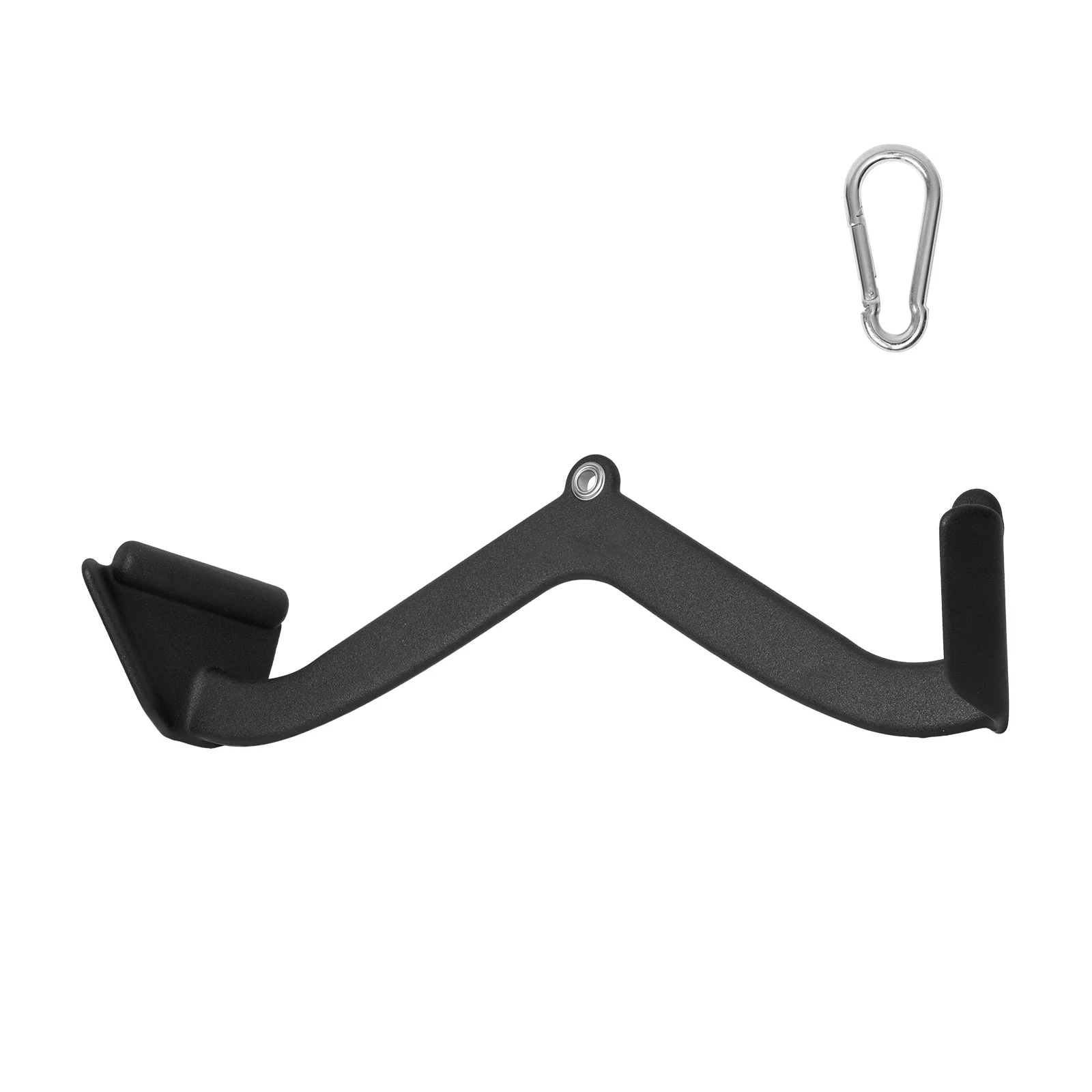 SucceBuy LAT Pulldown Attachment Cable Machine Rowing V-bar Tricep Pull Down Back Strength Training Rubber Coated Handle Grip