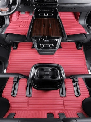 

Специальные автомобильные коврики на заказ для Mercedes Benz EQS 450 SUV, 7 мест, 2025-2023, водонепроницаемые ковры высшего качества для EQS450 2024