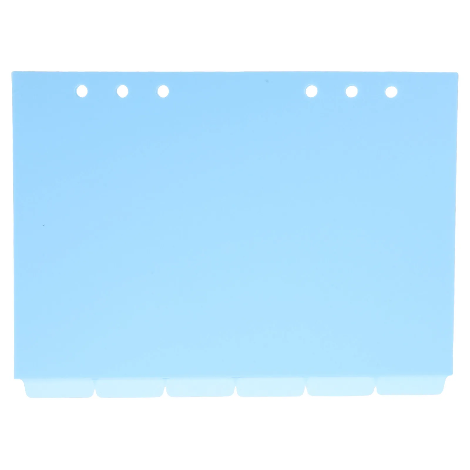 

6Pcs A5 Index Divider Pages Plastic Binder Dividers with Tabs for Ring Binder Lever Arch File Notebook Planner DIY Organization
