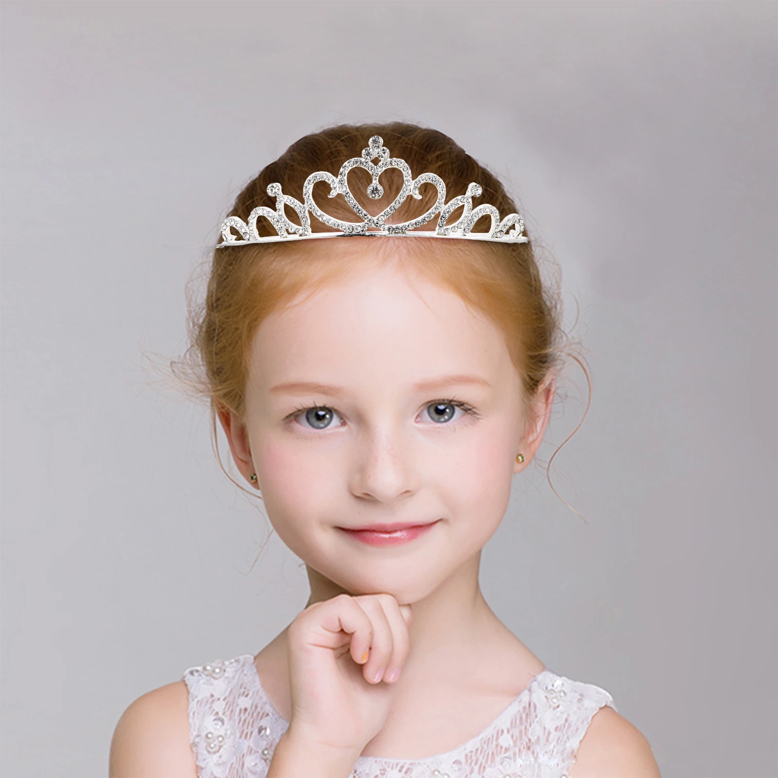 

4 шт., детская повязка на голову с короной, блестящая повязка на голову со стразами, простые аксессуары для волос для свадьбы, дня рождения, фотосессии