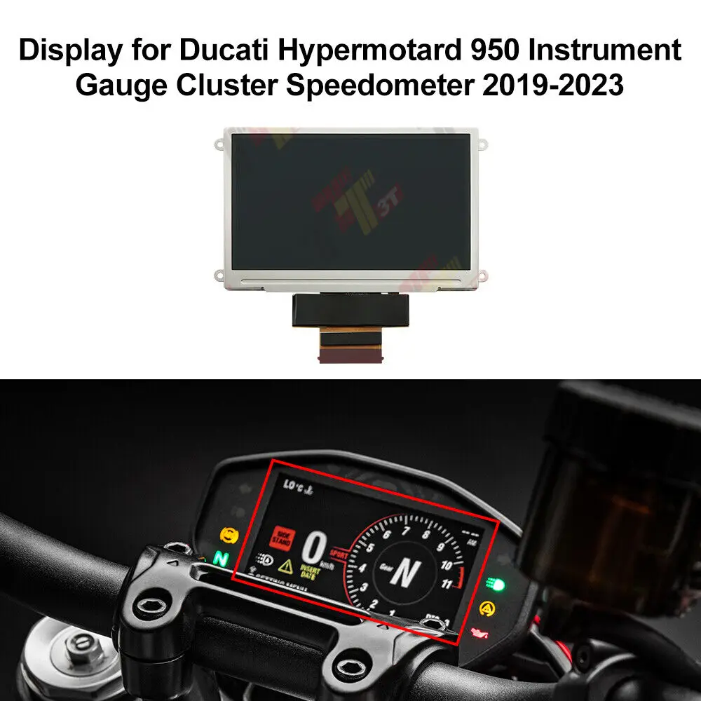 

ЖК-дисплей приборной панели для Ducati Hypermotard 950, приборный датчик, спидометр 2019-23