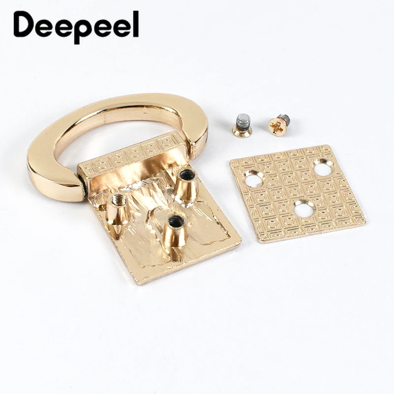 

2/4/10Pcs 42.5*21mm Metal Buckles Bag Side Cilp Clasp Handbag Strap D Ring Screw Hook Chain Connect Loops Buckle DIY Accessories