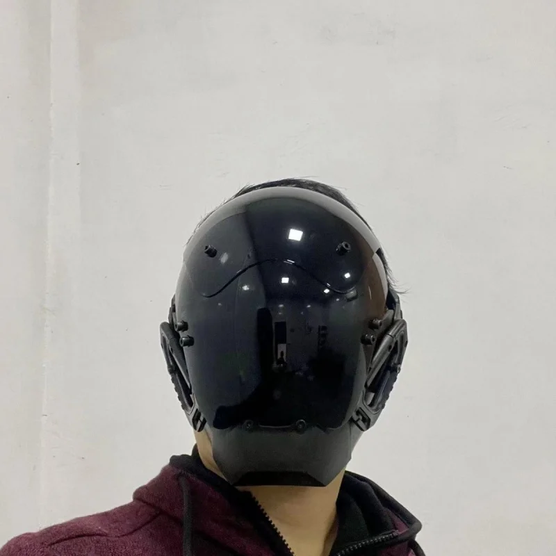 2024 Cyberpunk Mask cos is selling punk-style mechanical masks and giving headsets are cool and cheap