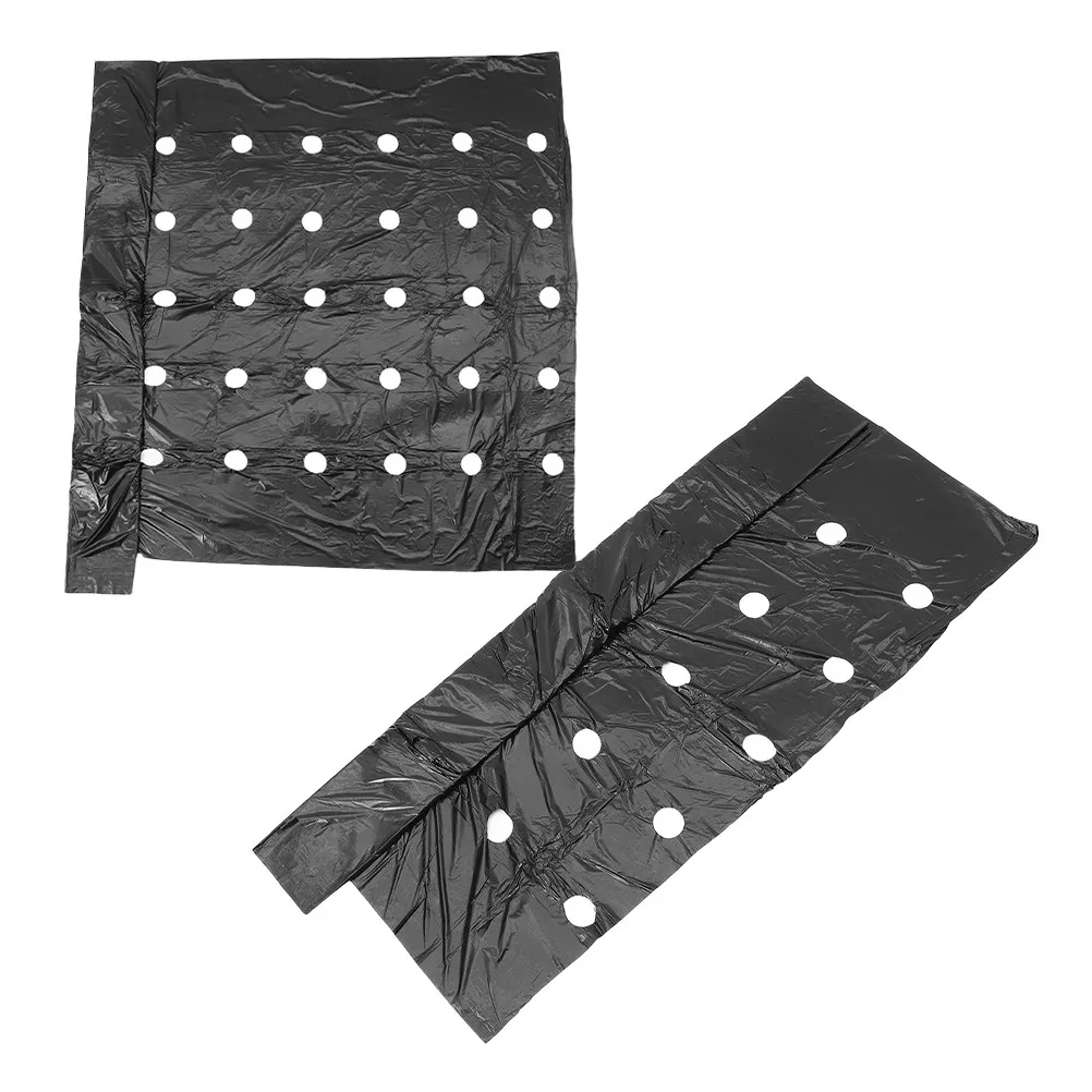2Pcs Pe Agricultural Mulching Film Thermal Insulation Perforated Mulch Soil Protection Greenhouse Garden Use
