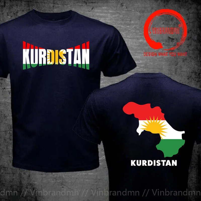 Vintage Kurdistan Flag T Shirt Men Kurdish Gift Kurds Flag tshirt Streetwear T-shirt Hip Hop Fashion Tee Shirt Harajuku Clothing